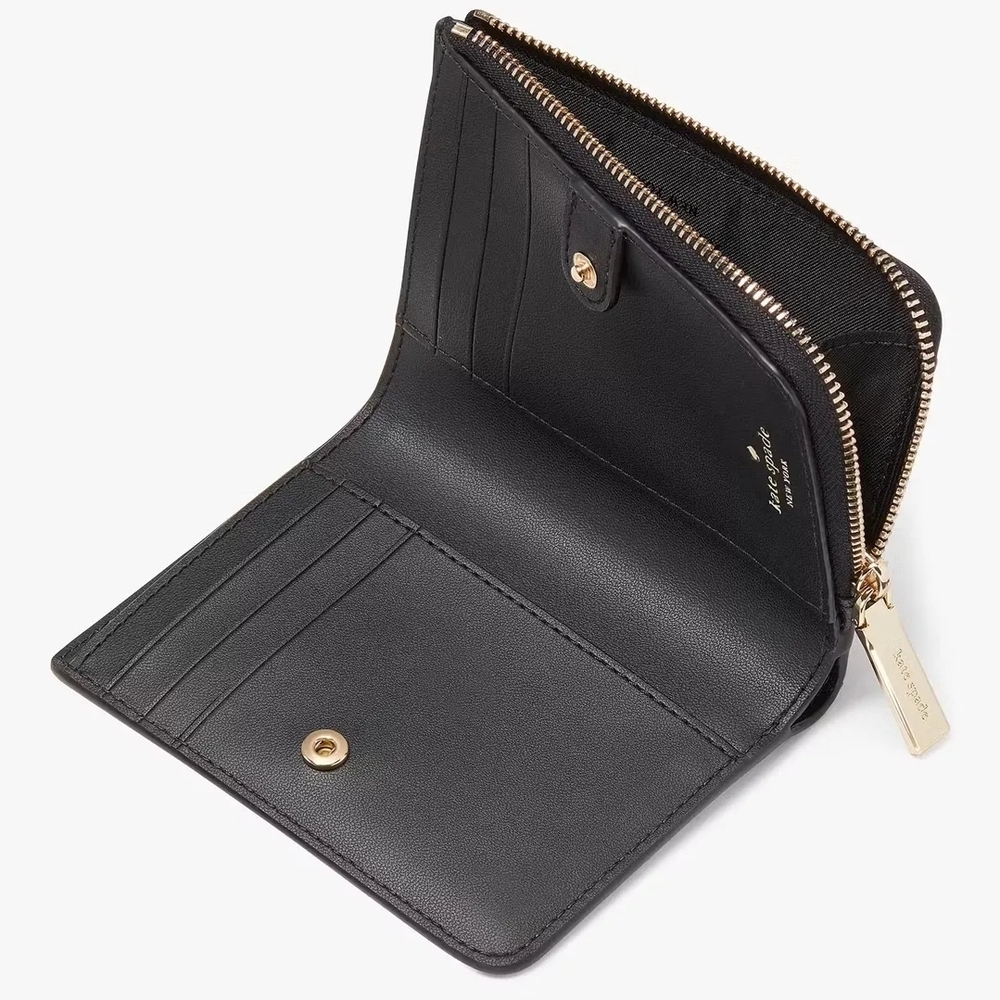 Kate Spade Black Zip Wallet - Picture 2 of 4